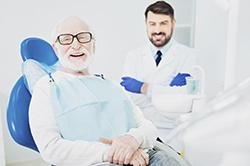 Man seeing dentist in Weyauwega