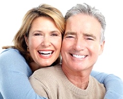 Couple with implant dentures in Weyauwega