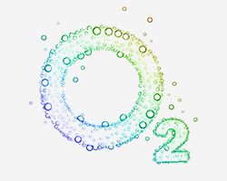 Animated O 2 sign